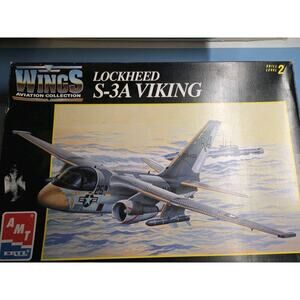 1994 AMT Ertl Lockheed S-3A Viking Model Kit #8634 1/48 Scale
